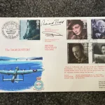 Autograph Auction WW2, Dambusters, Battle of Britain aces, Space, Sport, Historic, Concorde, SOE, TV FDCs Coin covers — image 15