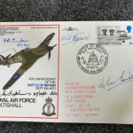 Autograph Auction WW2, Dambusters, Battle of Britain aces, Space, Sport, Historic, Concorde, SOE, TV FDCs Coin covers — image 21