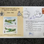 Autograph Auction WW2, Dambusters, Battle of Britain aces, Space, Sport, Historic, Concorde, SOE, TV FDCs Coin covers — image 23