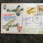 Autograph Auction WW2, Dambusters, Battle of Britain aces, Space, Sport, Historic, Concorde, SOE, TV FDCs Coin covers — image 24