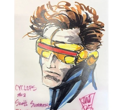 Timed Auction of Signed Comic Artwork including Original Illustrations, Sketches and Commissions