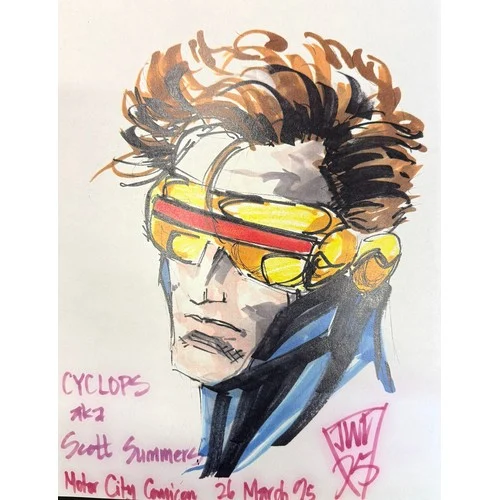 Timed Auction of Signed Comic Artwork including Original Illustrations, Sketches and Commissions